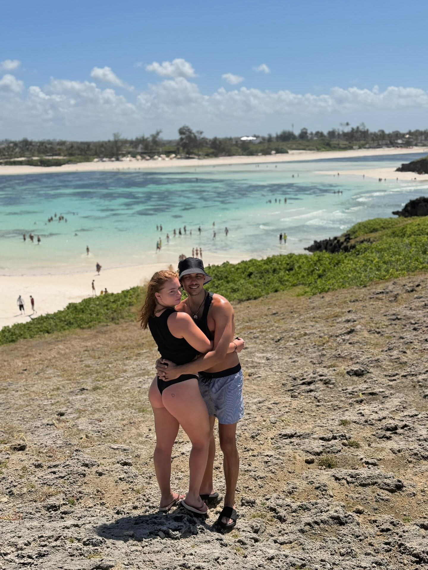 La costa di Watamu vista dal mare