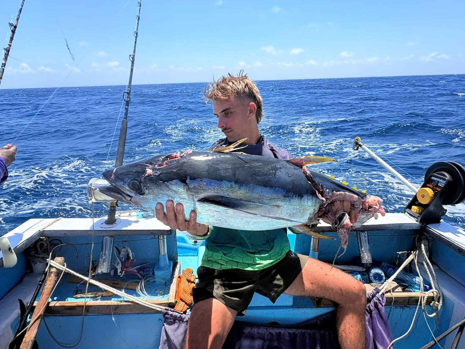 Marlin pescato durante il giorno di pesca